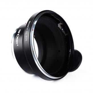 Lentes Bronica SQ a adaptador de montura de lente Canon EOS K&F Concept M31131 Adaptador de lente
