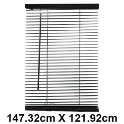 PERSIANA HORIZONTAL 58X48 NEGRO BALI.
