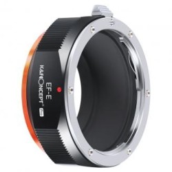 Adaptador de montura EOS a E Compatible con lente de montura Canon EF EF-S a montura E NEX cámaras sin espejo Sony A6000 A6400 