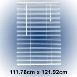 PERSIANA HOTIZONTAL 44 X 48 FL BLANCO A MEDIDA BALI.