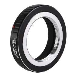 Lente de montaje de tornillo Leica L39 M39 a Canon EOS M EF-M, M39 Lentes a Canon EOS M Adaptador de montura de lente K&F Conce