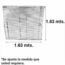 PERSIANA HORIZ 2 PULGADAS PVC NUEZ 72x64 (1.83 X 1.63) WINDOW IMAGES.