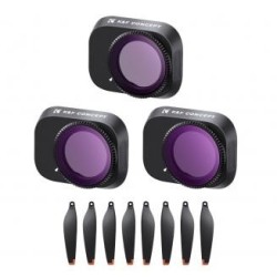 Kit Filtros ND8/PL+ND16/PL+ND32/PL+Helices para DJI Mini 3 Pro