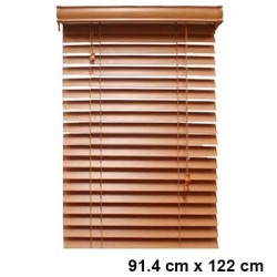 PERSIANA VINIL 36X48 PULGADAS IMITACION MADERA ROBLE