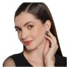 Aretes Ocean Heart, Baño oro rosa, 18K, ACJ6-14-97