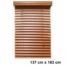 PERSIANA VINIL 54X72 PULGADAS IMITACION MADERA ROBLE