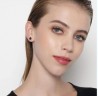 Aretes Ocean Heart, Baño oro blanco, 18K, OH15-205