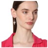 Aretes Ocean Heart, Baño oro rosa, 18K, ACM5-14-35