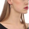 Aretes Ocean Heart, Baño oro rosa, 18K, AC15-419