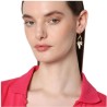 Aretes Ocean Heart, Baño oro amarillo, 18 K, ACM5-14-34