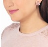 Aretes Ocean Heart, Baño oro blanco, 18K, ACM5-14-94