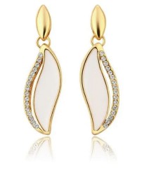 Aretes Ocean Heart, Baño oro amarillo, 18 K, ACM5-14-39