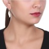 Aretes Ocean Heart, Baño oro amarillo, 18 K, ACM5-14-39