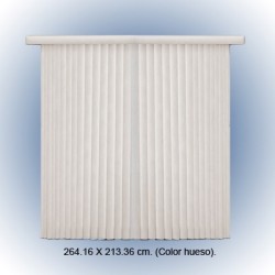 PERSIANA VERTICAL 264X213CM MAJESTIC NIAGARA ALABASTER.