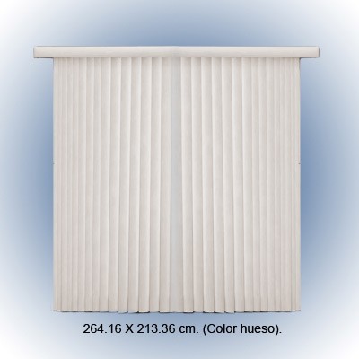 PERSIANA VERTICAL 264X213CM MAJESTIC NIAGARA ALABASTER.