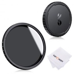 82mm Filtro Variabile ND2-400 y Tapa de Silicona