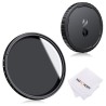 82mm Filtro Variabile ND2-400 y Tapa de Silicona