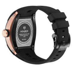 Reloj de Pulsera Minber Hombre M9159G3 Color Black/Rose Gold