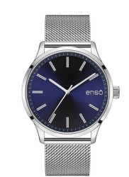 Set de Reloj y Pulsera Enso Para Hombre EWBSG05 Color Acero