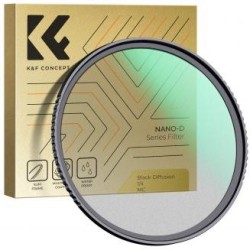 62mm Filtro Black Mist 1/4, de Alta Definición, Anti-Reflejo, Serie Nano-D