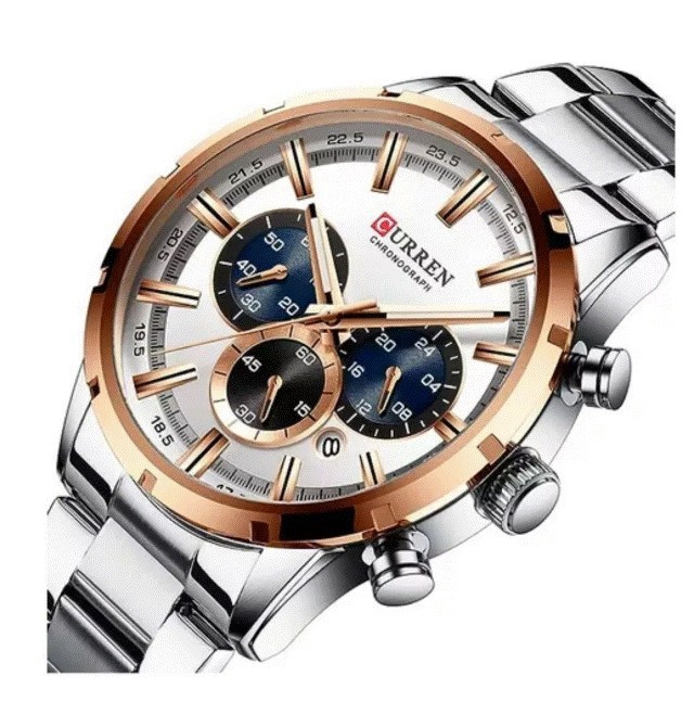 Reloj Curren KREc762002 Plateado Hombre