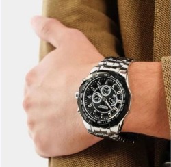 Reloj Curren KRE0401 Plateado Hombre