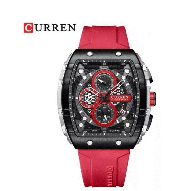 Reloj Curren KREd8204 Rojo Hombre