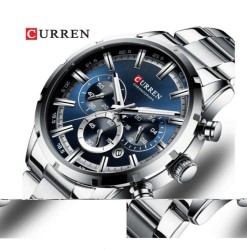 Reloj Curren KREc761903 Plateado Hombre
