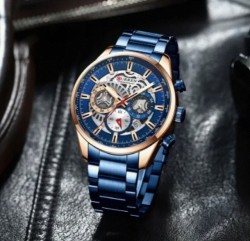 Reloj Curren KREd282021 Azul Hombre