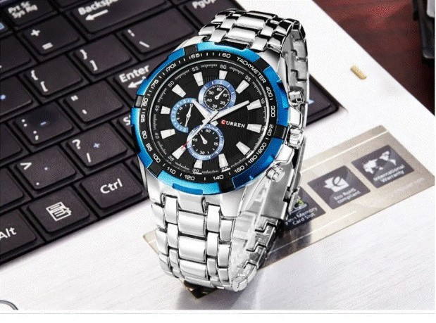 Reloj Curren KRE021921 Plateado Hombre