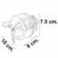 CARRETE DE PESCA SPINCAST JOHNSON CENTURY 3BB CP.