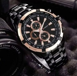 Reloj Curren KRE02012001 Negro Hombre