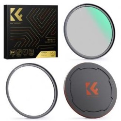 62mm Filtro Polarizador CPL Magnético + Anillo de Adaptador Magnético + Tapa de Lente Magnético, Serie Nano-X