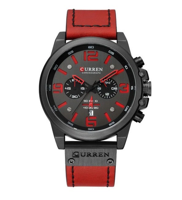 Reloj Curren KREC160104 Rojo Hombre