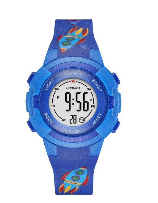 Reloj Infantil Slop Niño Aventura Espacial SW24302K8 Azul