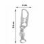 SNAP DE PESCA GIRATORIO LATON sz-12 paq c-7 SOUTH BEND.