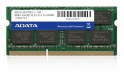 Memoria RAM Adata DDR3, 1600MHz, 4GB, CL11, SO-DIMM