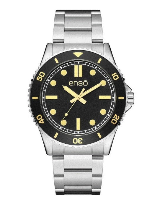 Reloj de Pulsera Enso Hombre Geometric EW1070G1 Plateado