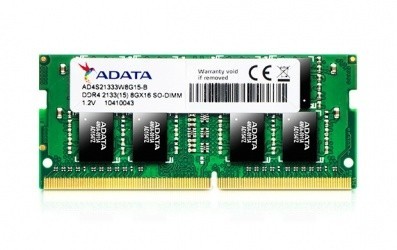 Kit Memoria RAM Adata DDR4, 2133MHz, 16GB (2 x 8GB), SO-DIMM
