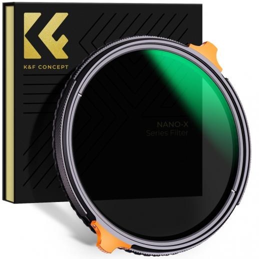 55mm Filtro ND4-ND64 Variable (2-6 Pasos) - Serie Nano-X