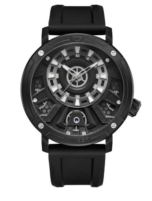 Reloj de Pulsera Minber para Caballero M9101G1 Negro
