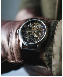 Reloj de Pulsera Earnshaw Hombre Longitude Heritage Black
