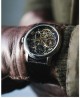 Reloj de Pulsera Earnshaw Hombre Longitude Heritage Black