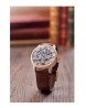 Reloj de Pulsera Earnshaw Hombre Longitude Fine Brown