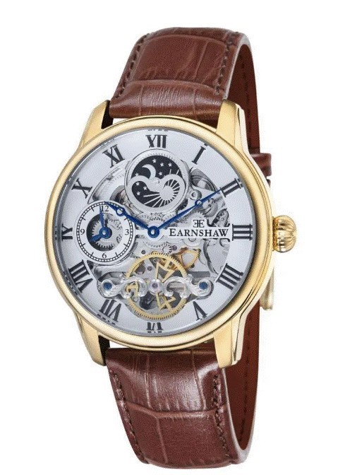 Reloj de Pulsera Earnshaw Hombre Longitude Medallion Gold