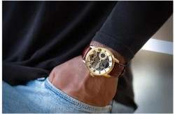 Reloj de Pulsera Earnshaw Hombre Longitude Medallion Gold