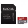 Memoria Flash SanDisk Ultra, 64GB microSDHC Clase 10