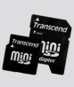 Memoria Flash Transcend, 2GB MiniSD con Adaptador
