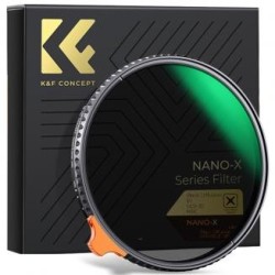 72mm Filtro 2 en 1 ND2-32 Variable(5 Pasos) y Black Mist 1/4, Serie Nano-X