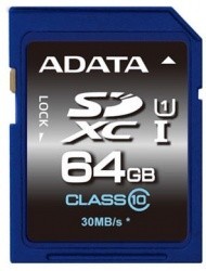 Memoria Flash Adata Premier, 64GB SDXC UHS-I Clase 10